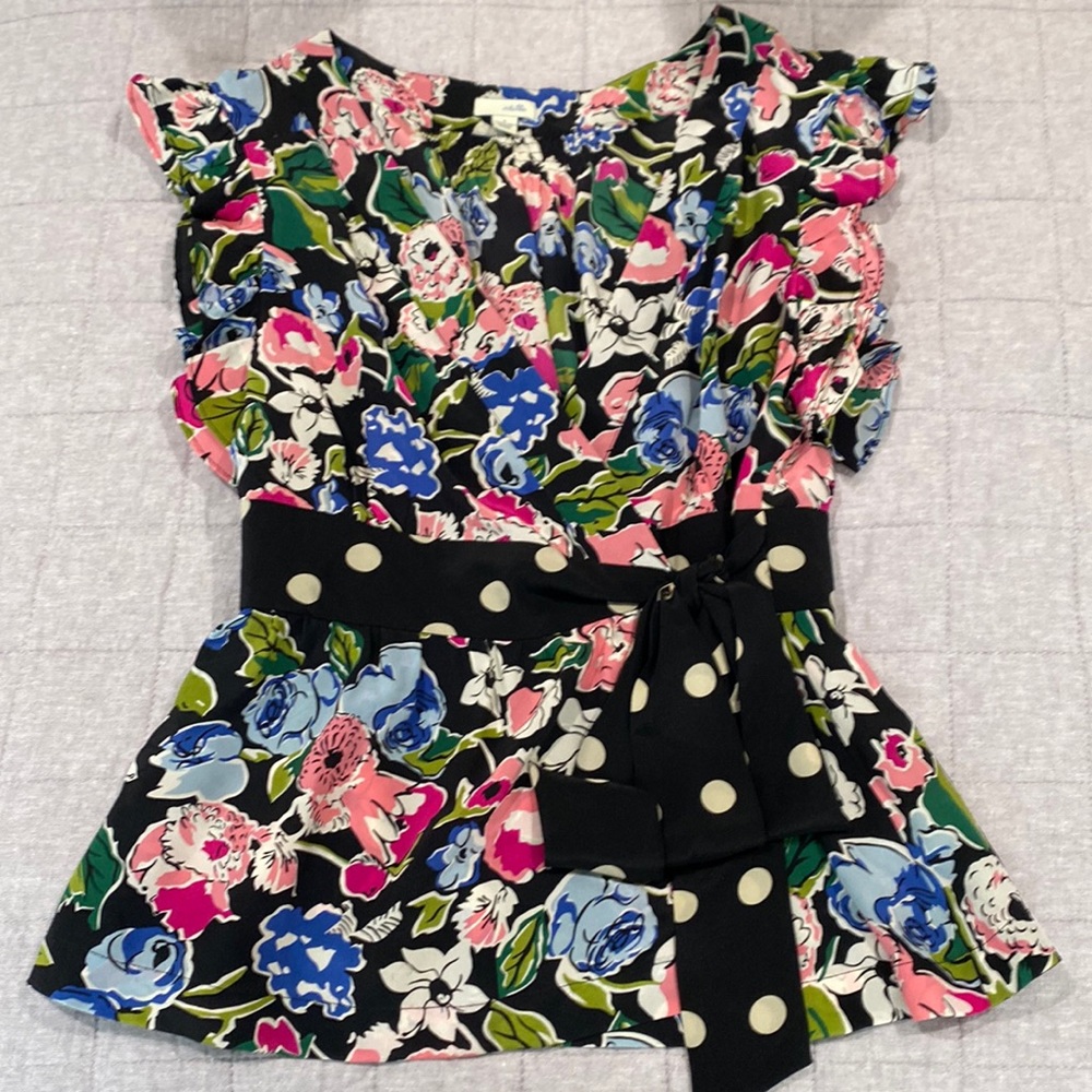 Colorful anthropologie top